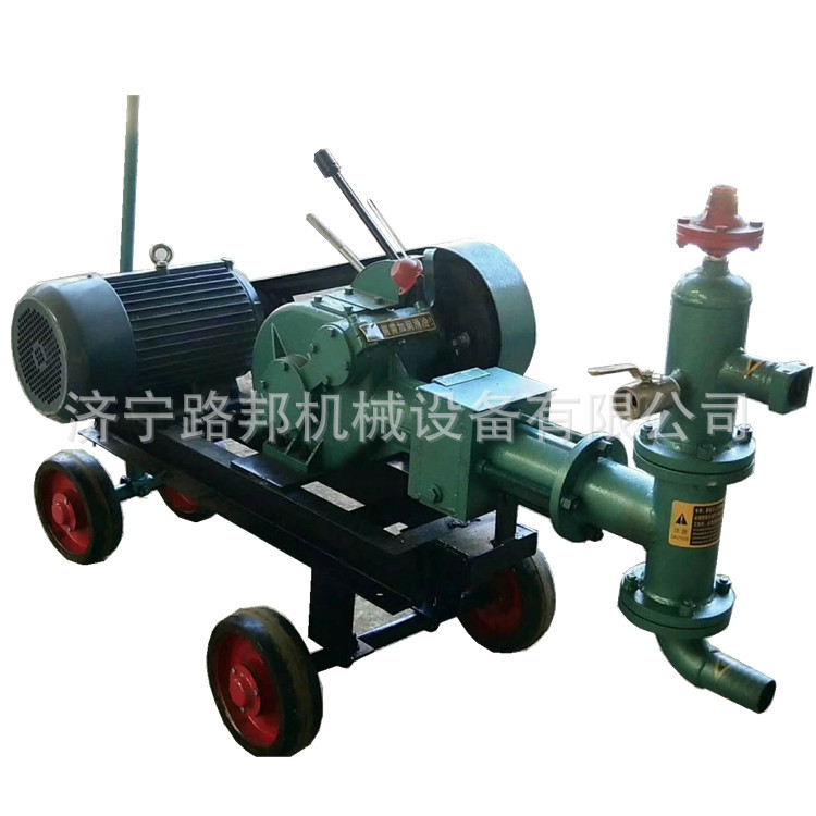 雙缸活塞式注漿泵 水泥漿輸送泵 灰漿噴漿機生產廠家示例圖3