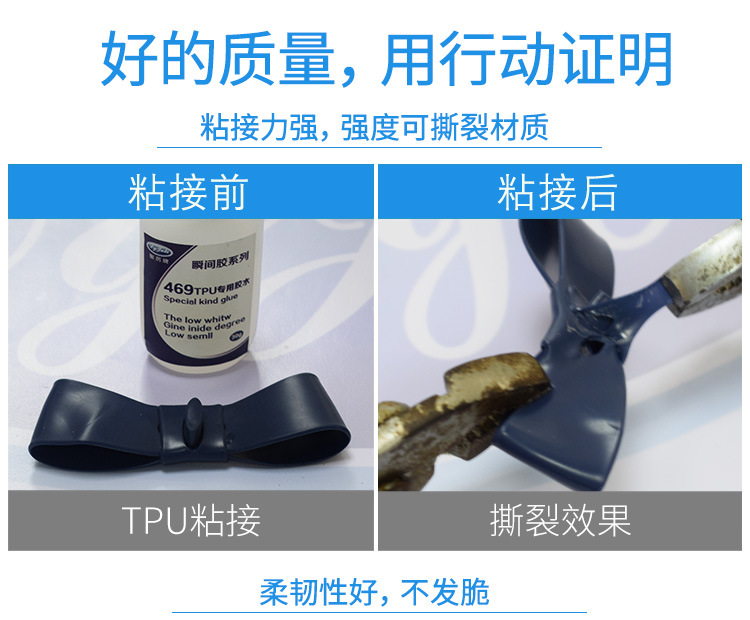 聚厲廠家直銷柔軟不發(fā)脆tpu/pvc專用膠水 強力tpu塑料快干膠水示例圖19