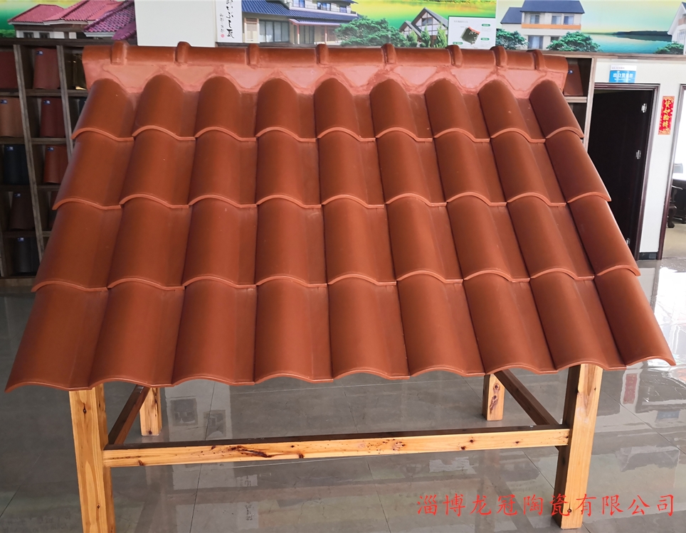 山東淄博屋面瓦廠家240*280波形瓦300*400斜角瓦燒結瓦琉璃瓦
