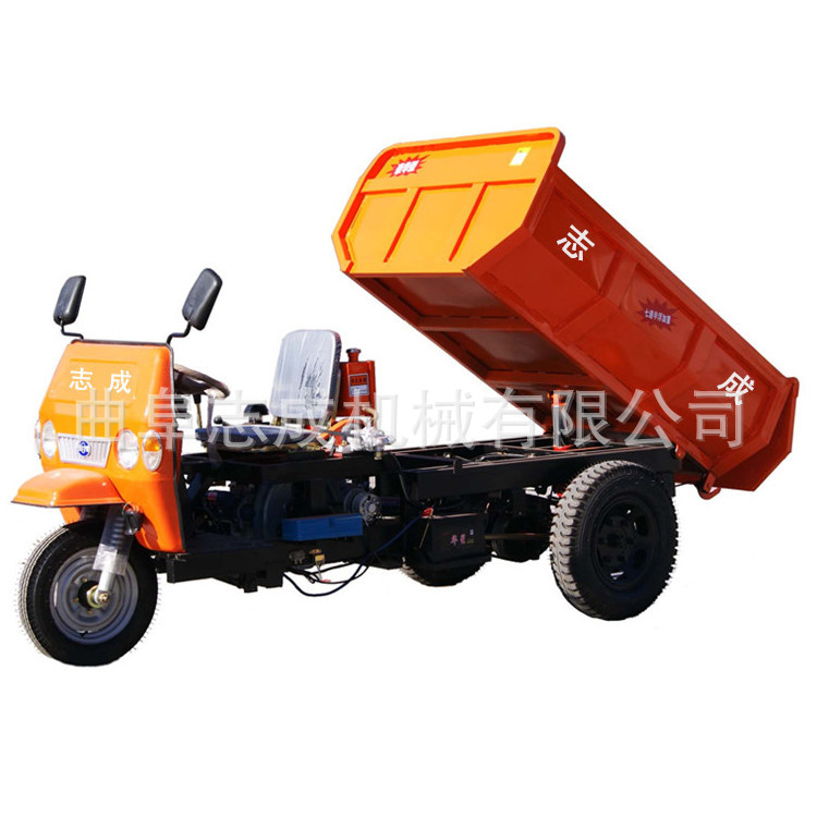 18馬力柴油農用三輪車 2T自卸式工程翻斗車 建筑砂石運輸車 熱銷示例圖15