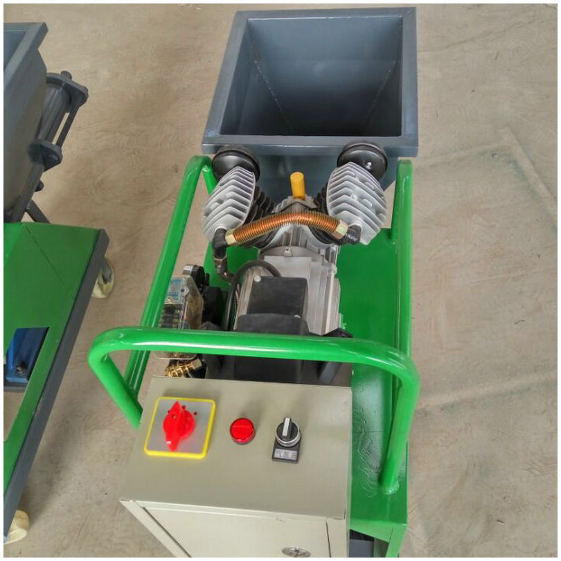 生產(chǎn)多功能外墻水泥砂漿噴涂機(jī)  全自動抹墻機(jī)小型膩子粉噴涂機(jī)示例圖123