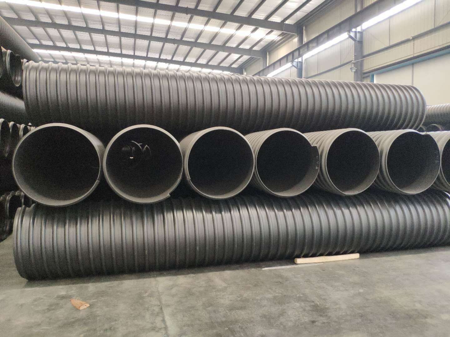 廠家直銷HDPE鋼帶增強(qiáng)螺旋波紋管 四川鋼帶波紋管示例圖8